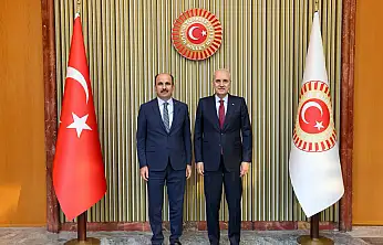 TBMM'de dikkat çeken görüşme: Kurtulmuş, Altay'ı kabul etti