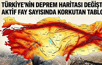Türkiye'nin deprem haritası değişti: Aktif fay sayısında korkutan tablo!