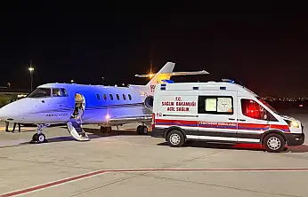 Uçak ambulans 50 günlük Eylül bebek için havalandı! Tedavinin adresi Konya oldu