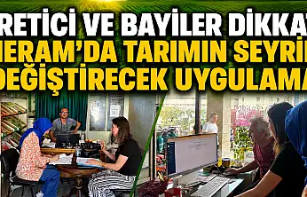 Üretici ve bayiler dikkat! Meram'da tarımın seyrini değiştirecek uygulama