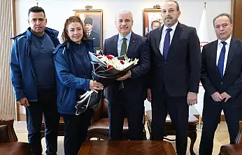 Vali İbrahim Akın PTT'nin yıl dönümünü kutladı