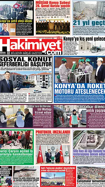 E-Gazete - Tarih: 03 Şubat 2025
