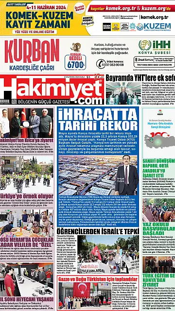 E-Gazete - Tarih: 04 Haziran 2024