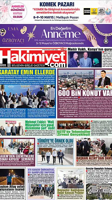 E-Gazete - Tarih: 09 Mayıs 2025