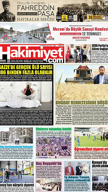 E-Gazete - Tarih: 09 Temmuz 2024