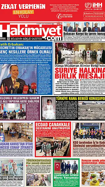 E-Gazete - Tarih: 10 Mart 2025