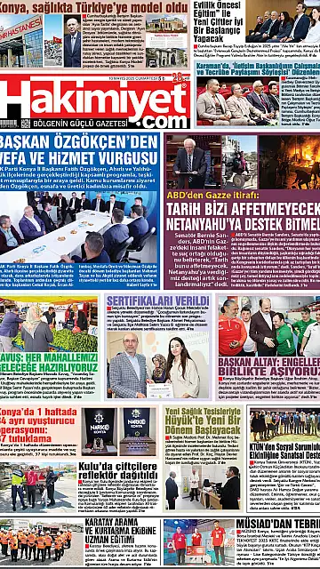 E-Gazete - Tarih: 10 Mayıs 2025