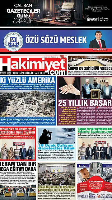 E-Gazete - Tarih: 10 Ocak 2025