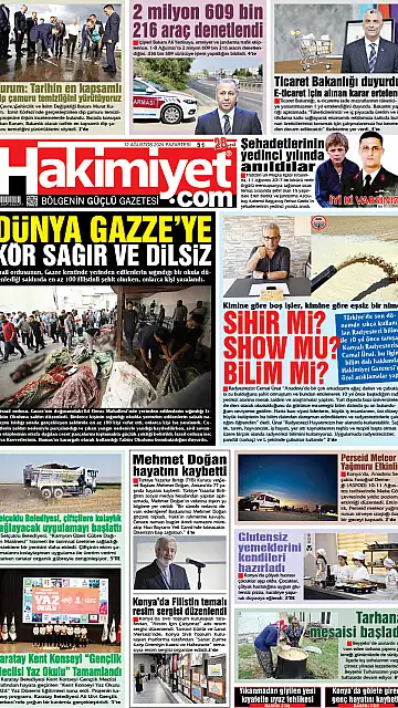 E-Gazete - Tarih: 12 Ağustos 2024