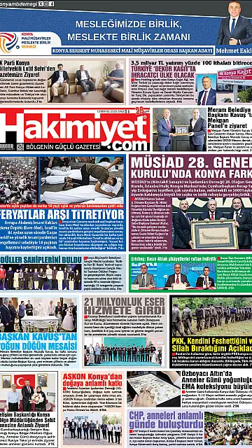 E-Gazete - Tarih: 13 Mayıs 2025