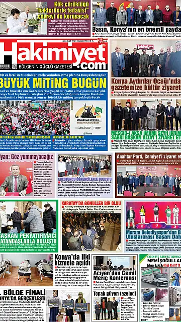 E-Gazete - Tarih: 15 Şubat 2025