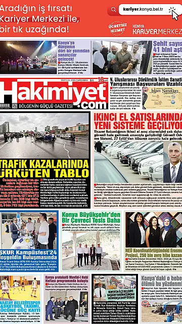 E-Gazete - Tarih: 18 Eylül 2024