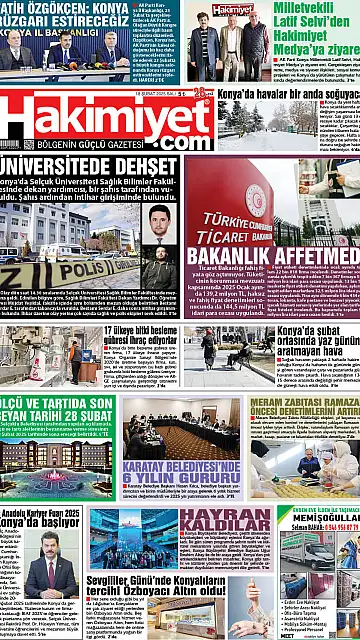 E-Gazete - Tarih: 18 Şubat 2025