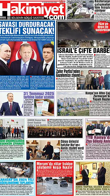 E-Gazete - Tarih: 19 Kasım 2024