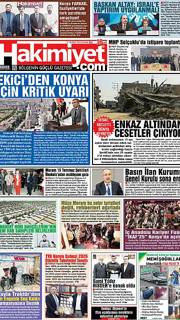 E-Gazete - Tarih: 21 Şubat 2025