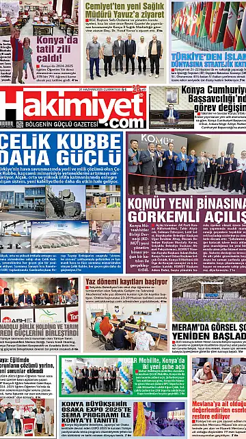 E-Gazete - Tarih: 21 Haziran 2025