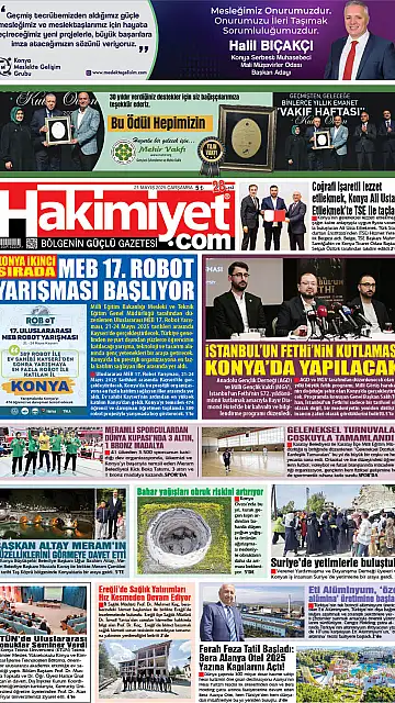 E-Gazete - Tarih: 21 Mayıs 2025