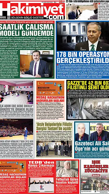 E-Gazete - Tarih: 22 Ekim 2024