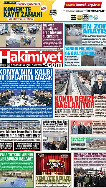 E-Gazete - Tarih: 22 Ocak 2025