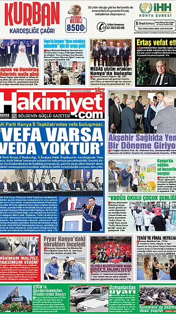 E-Gazete - Tarih: 27 Mayıs 2025