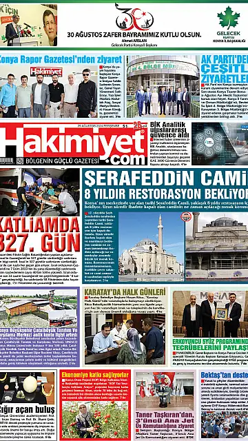 E-Gazete - Tarih: 29 Ağustos 2024