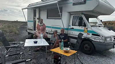 Almanya'dan karavanlarıyla geldiler, Konya'nın bu noktasına hayran kaldılar