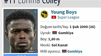 Ebrima Colley soru işaretleriyle dolu geliyor? Konyaspor yeni bir riskli transfere mi imza atmak üzere? Konyaspor'a geçen sezon ayak bileği sakatlığı yaşayan oyuncuyu kim satmak istiyor?