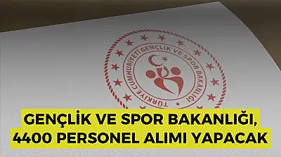 Gençlik ve Spor Bakanlığı'ndan 4.400 personel alımı: Başvurular başladı!