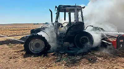 Konya'da çiftçinin ekmek teknesi cayır cayır yandı!