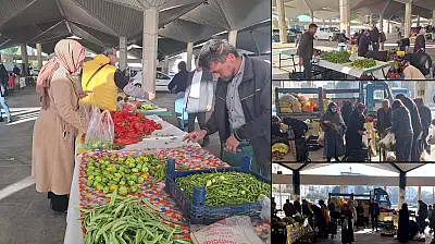 Konya'da cumartesi günlerinin vazgeçilmezi oldu! Bilen o pazara koşuyor