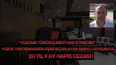 Konya'da emekli astsubay boşanma aşamasındaki eşini 7 kez bıçaklamıştı: Sanığa ceza yağdı!