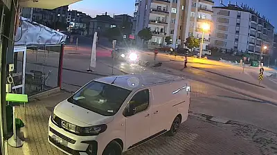 Konya'da kavşakta korkutan kaza: 1 kişi yaralandı