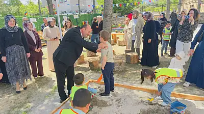 Konya'da kullanılmayan okul bahçesi çocukların neşesiyle yeniden hayat buldu