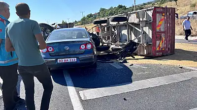 Konya'da makam aracı kazaya karıştı! Kaymakam ve savcı eşi yaralandı