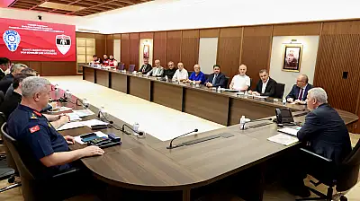 Konya'da spor müsabakaları öncesi güvenlik toplantısı