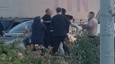 Konya'da trafikteki kavga anbean görüntülendi!