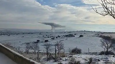 ROKETSAN yerleşkesinde yangın paniği