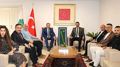 KONESOB'da güven tazeleyen Karabacak'a ASRİAD'dan ziyaret