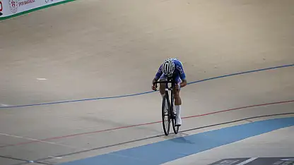 Konya Velodromu'nda heyecan dorukta
