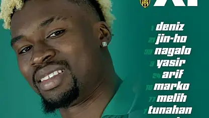 Konyaspor'un kupa maçı 11'i belli oldu