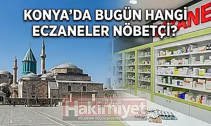 Konya'da bugün hangi eczaneler nöbetçi? (20 Eylül Pazar)