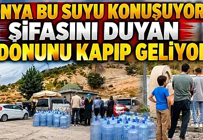 Konya bu suyu konuşuyor: Şifasını duyan bidonunu kapıp geliyor