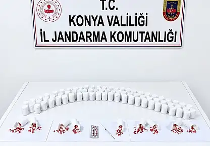 Konya'da 15 günde 26 operasyon! Binlerce hap ele geçirildi