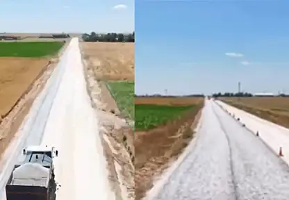 Konya'da 15 kilometrelik sathi asfalt çalışması başladı
