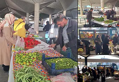 Konya'da cumartesi günlerinin vazgeçilmezi oldu! Bilen o pazara koşuyor