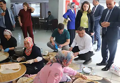 Konya'da huzurevinde lezzet buluşması