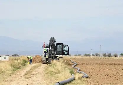 Konya'da içme suyu için düğmeye basıldı! 12 kilometrelik hat yenileniyor