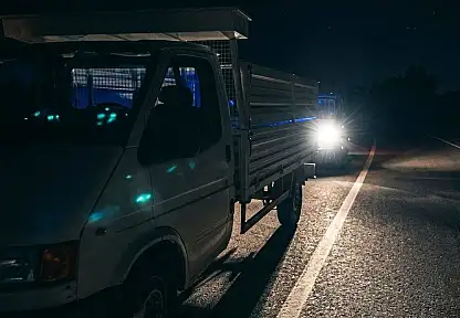 Konya'da kamyonet çalan hırsızların planı yarım kaldı