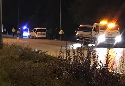 Konya'da korkutan kaza: Otomobil şarampole düştü