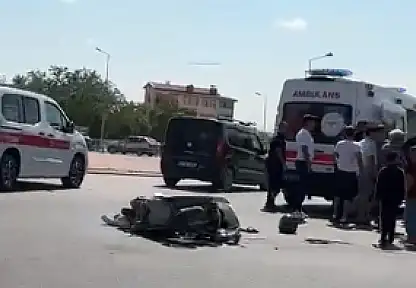 Konya'da korkutan kaza